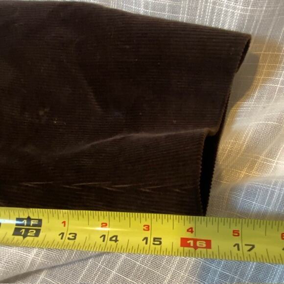 Stafford Essentials Mens 50R Brown Corduroy Cotton Sport Coat Blazer Elbow Patch - Picture 12 of 12